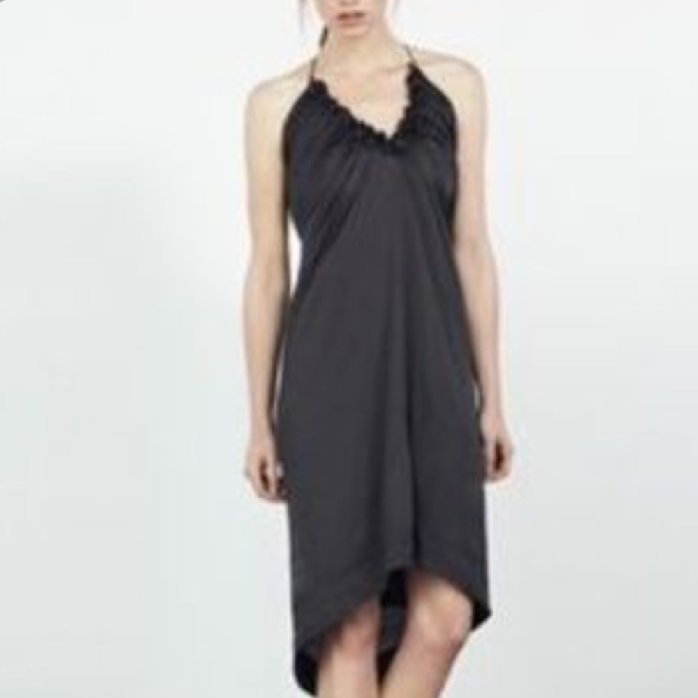 All Saints Cancity Epiphany Ebony Dress